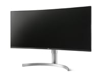 Lg Ultrawide 35Wn75cp-W - Led-Skjerm - Kurvet - 35" - 3440 X 1440 Uwqhd @ 100 Hz - Va - 300 Cd/M² - 2500:1 - Hdr10 - 5 Ms - 2Xhdmi, Displayport, Usb-C - Høyttalere