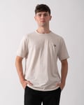 Fred Perry Mens Ringer T-Shirt - Cream - Size Large