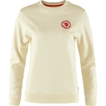 Fjällräven 1960 Logo Badge Sweater Women sweatshirt Chalk White-113 XL - Fri frakt