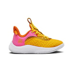 Under Armour Childrens Unisex Sesame Street x Curry Flow 9 PS Kids Yellow Trainers - Size UK 1