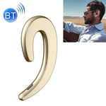 Bone Conduction Bluetooth V4.1 Sports Headphone Earhook Headset, For iPhone, Samsung, Huawei, Xiaomi, HTC and Other Smart Phones or Other Bluetooth Audio Devices Ou Rui Ka Ke Ji (Color : Gold)