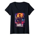 Marvel What If T'Challa Star-Lord One Change Poster T-Shirt avec Col en V