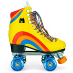 Moxi Skates - Moxi Rainbow Rider Roller Skates Sunset Yellow Moxi Size 5 UK 4