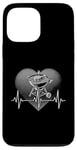 Coque pour iPhone 13 Pro Max Heartbeat Barbecue pour extérieur