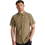 Craghoppers Mens Expert Kiwi Short Sleeved Shirt, Pebble, Size XL