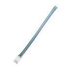 LED strip skarv till lösa ledningar - 12mm, RGB+W COB, IP20, 5V-24V