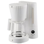 Alessi Plissé Kaffemaskin Vit