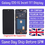 Samsung Galaxy S20 FE G780/G781 Incell TFT LCD Screen Display Touch Digitizer