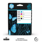 HP 934 Black & 935 C/M/Y Multipack Ink Cartridge for Officejet Pro 6230 ePrinter