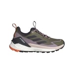 adidas Terrex Free Hiker 2 Low GTX - Chaussures randonnée femme Olive Strata / Aurora Black / Amber Tint 40.2/3