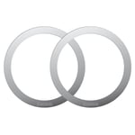 Baseus 2-PACK Magnetisk MagSafe Ring Ultra Tunn Silver