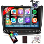 [2+64G] Autoradio pour Lexus IS250 IS300 IS350 IS220 2006-2012 - Ecran Tactile 10.1 Pouces Android 13 Radio - sans Fil Carplay & Android Auto, HiFi Audio, GPS, Mirror Link + Caméra de Recul AHD