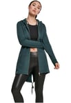 Urban Classics Women's Ladies Sweat Parka Cardigan, Green (Bottle Green 02245), XXL