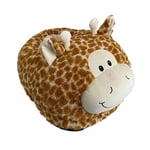 Cozytime Giraffe Giant Slipper Heatable Foot Warming Foot Muff