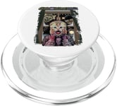 Vincent Hie Movie Parody Kitten Pet Lover Lol Home Alone Cat PopSockets PopGrip for MagSafe