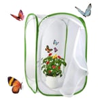 Butterfly Habitat Pliable Bug Catcher Net Maille Insectes Plant Cage Terrarium Pop-Up Pour Enfants/Bambin Attraper-30x30x30cm