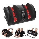 Snailax - Appareil De Massage Des Pieds Avec Chaleur, Masseur Pieds Shiatsu, Massage Pied Par PéTrissage, Soulager Mollets/Chevilles/Jambes,Cadeau Maman Papa Homme Femme