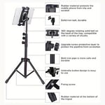 Tablet Floor Tripod Stand-Tablet Holder Mount with Adjustable Height