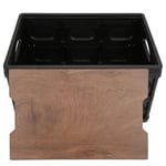 (Black)30L Outdoor Folding Storage Box Thicken Removable Portable Storage BG