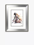 John Lewis Joanne Boon Thomas 'Sitting Nude' Framed Print & Mount, 60.5 x 50.5cm, Multi