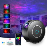 SUPPOU Projecteur LED Alexa ciel étoilé, Smart Veilleuse 3D Galaxy Projecteur étoilé Lampe pour enfants adultes avec variateur RG/contrôle vocal/connexion WiFi/compatible Alexa Google Assistant