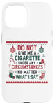 iPhone 15 Funny Christmas Holiday Quitting Bad Habits Design Case