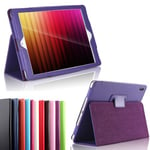 Housse nouvel Apple iPad Air 10,5 2019 Wifi - 4G/LTE violette avec Stand - Etui coque violet de protection tablette New iPad Air 3 2019 10.5 pouces - accessoires pochette XEPTIO case