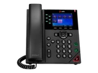 Poly Vvx 350 - Voip-Telefon - 3-Riktad Samtalsförmåg - Sip, Sdp - 6-Linjefunktion - 24 Linjer - Svart