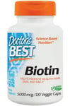 Doctor's Best - Biotin, 5000mcg - 120 vcaps