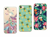 Apple IPHONE 6, IPHONE 6s - Pack Of 3 Shells Soft Gel And Solid with Motifs