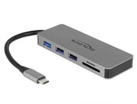 DELOCK – USB Type-C Docking Station for Mobile Devices 4K - HDMI / Hub / SD / PD 2.0 (87743)