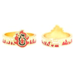 2st Demon Slayers Rengoku Kyoujurou Ring Anime Smycken Cosplay Ringar för män Kvinnor Justerbar