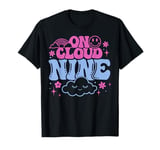 On Cloud NINE BIRTHDAY SHIRT 9th Birthday Girl Funny Retro T-Shirt