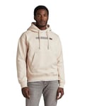 G-STAR RAW Men's Flight Deck Loose Hooded Sweat Sweatshirt, Beige (Whitebait D24373-d557-1603), M