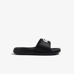 Lacoste Claquettes Serve Slide 1.0 homme Taille 44.5 Noir/blanc