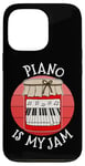 Coque pour iPhone 13 Pro Piano Is My Jam, Pianist, Piano, Professeur de musique