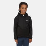 Regatta Kids' Highton Full Zip Fleece Black, Size: 5-6 Years - Sale