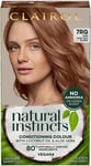 CLAIROL NATURAL INSTINCTS HAIR COLOR DYE NO AMMONIA 7RG DARK ROSE GOLD BLONDE