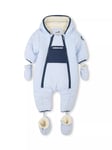 Timberland Baby Water Repellent Snowsuit, Pale Blue