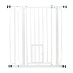 Carlson Pet Gate, extra högt galler med kattdörr - Höjd 91,44 cm, bredd 73,66 - 92,71 cm