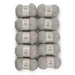 10-pk Socki Garn Ensfarget Ullmix 100 g Adlibris