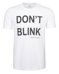 Greater Than A Base Don't Blink Tee White - L