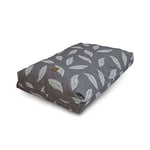 Danish Design Housse de couette Retreat Grey/Duck Egg Eco-Wellness en plumes pour chiens/chiots, taille M 71 x 98 cm