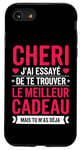 Coque pour iPhone SE (2020) / 7 / 8 Tee Shirt Saint Valentin Cheri Amour Amoureux Couple Humour