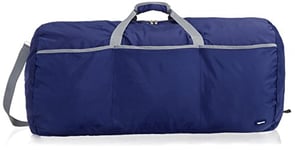 Amazon Basics Grand sac de sport de 98 L pliable avec poignée supérieure, capacité de 50 livres/22,7 kilogrammes, bleu marine