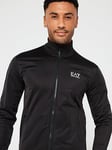 EA7 Emporio Armani Core Id Poly Zip Tracksuit - Black, Black, Size Xs, Men