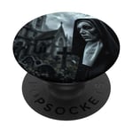 Nonne effrayante, horreur, nonne maléfique PopSockets PopGrip Adhésif