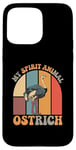 Coque pour iPhone 15 Pro Max Citation drôle d'autruche est mon esprit animal citations drôles d'autruche