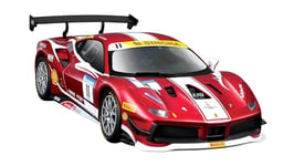 Bburago - 1/24 KIT A Monter Ferrari Racing - 488 Challenge 2017 Kit métal Ferrari à Monter à l'échelle 1/24ème