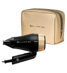 Bellissima Italia Foldable Hair Dryer with Beauty Bag and Nozzle